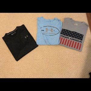(3) Under Armour Shirts
